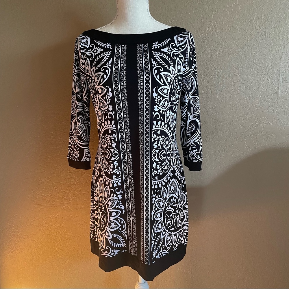 White House Black Market, Black and White Dress